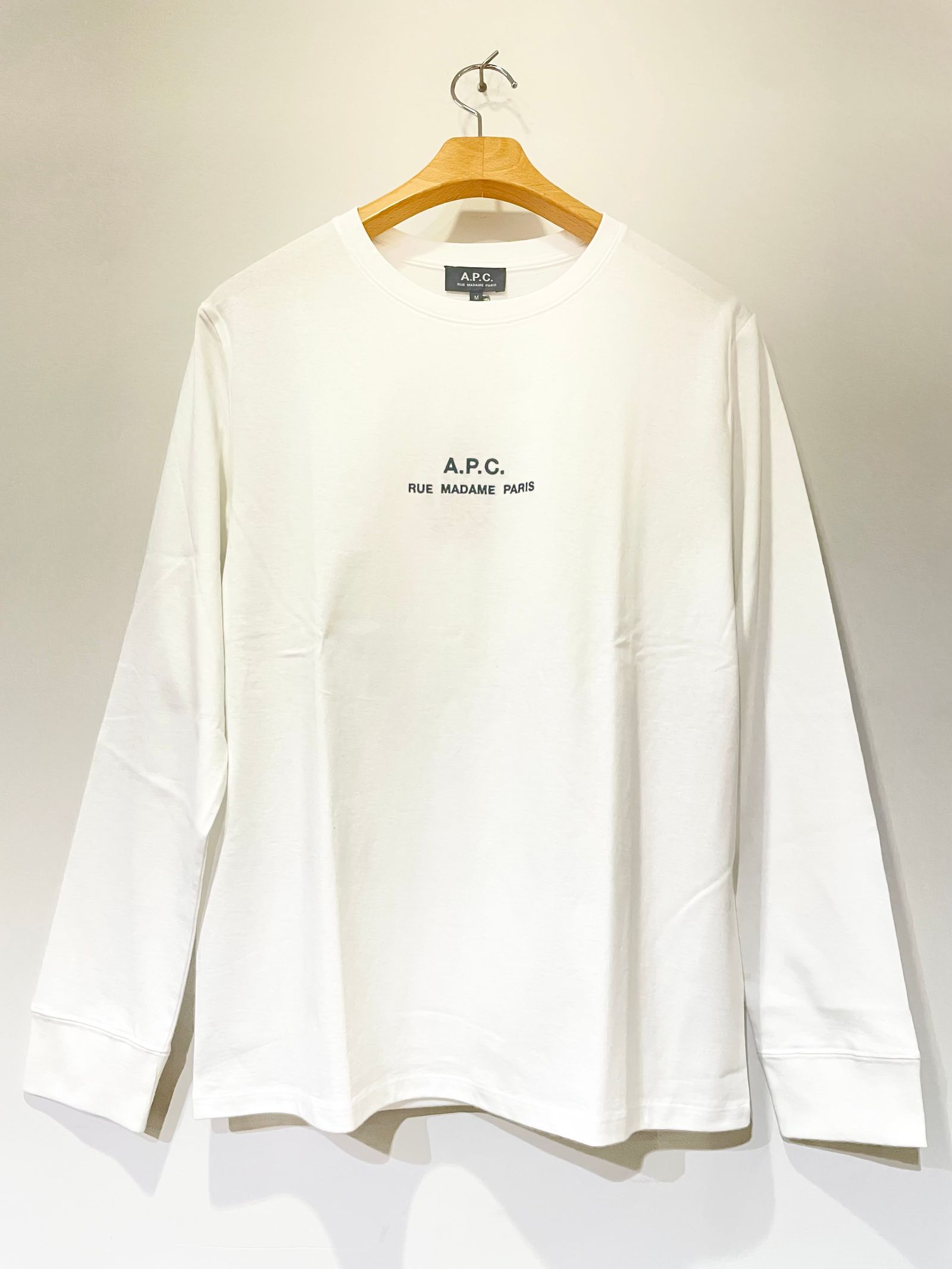 A.P.C. - Petite Rue Madame 長袖Tシャツ / 刺繍ロンT