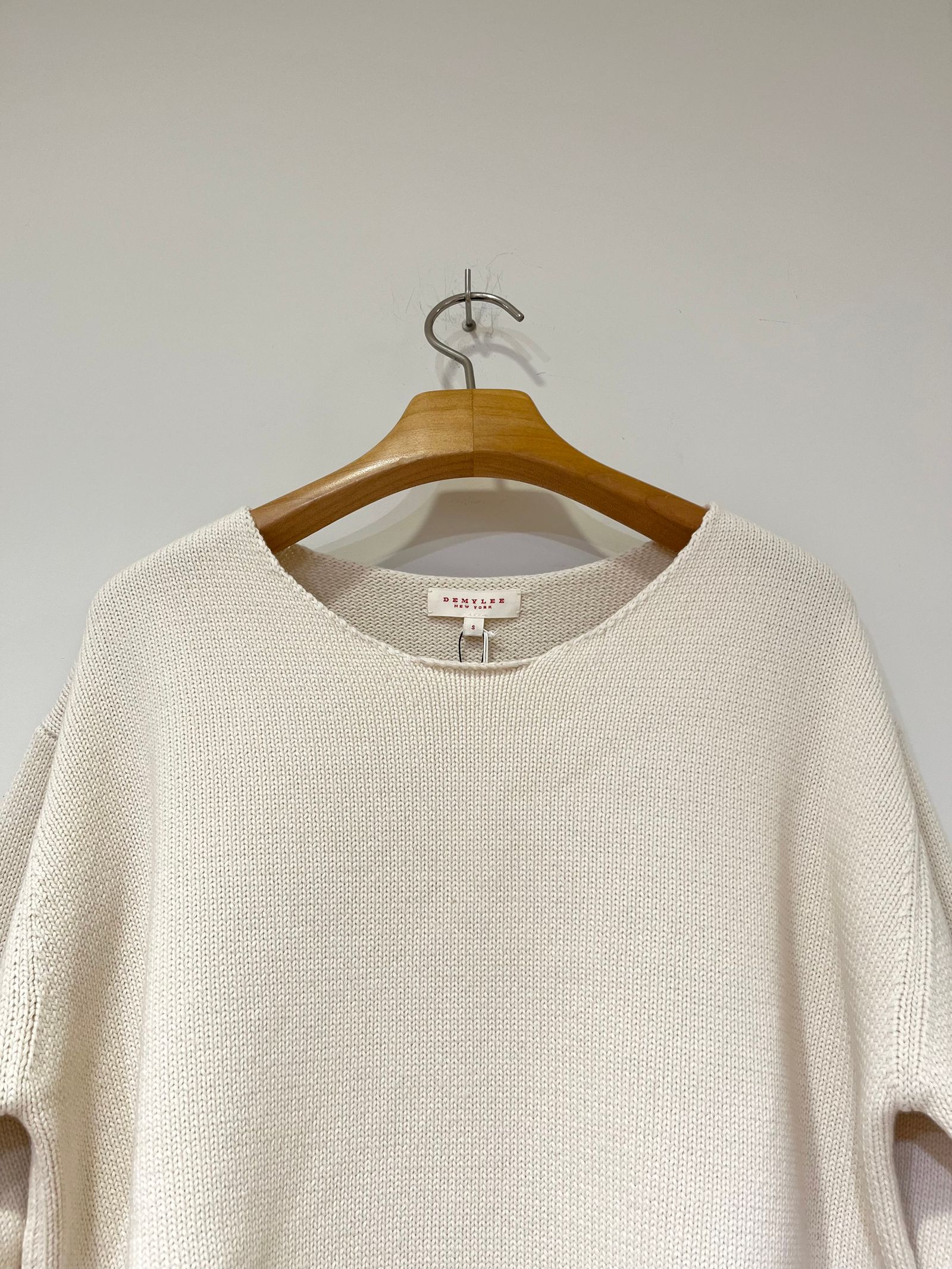 Hanzo Cotton Top / オーバーサイズ / コットンニット / ホワイト
