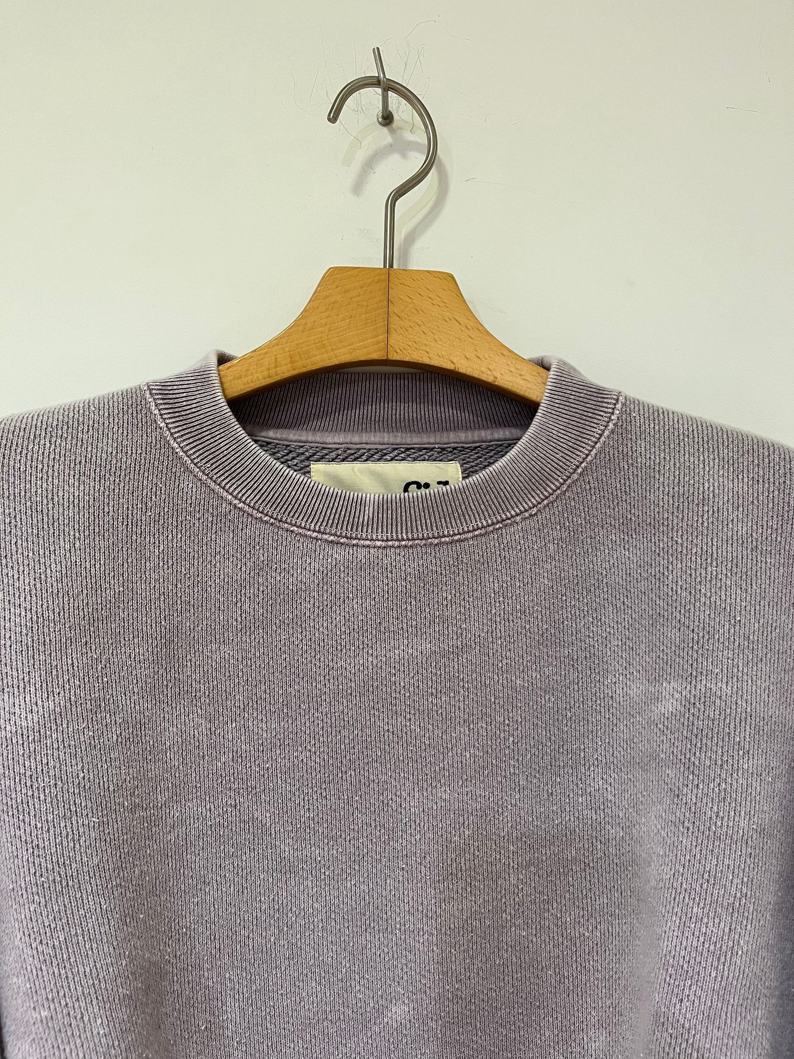 chunky terry bleach -out wide body sweatshirt スウェット WFSP-UW113