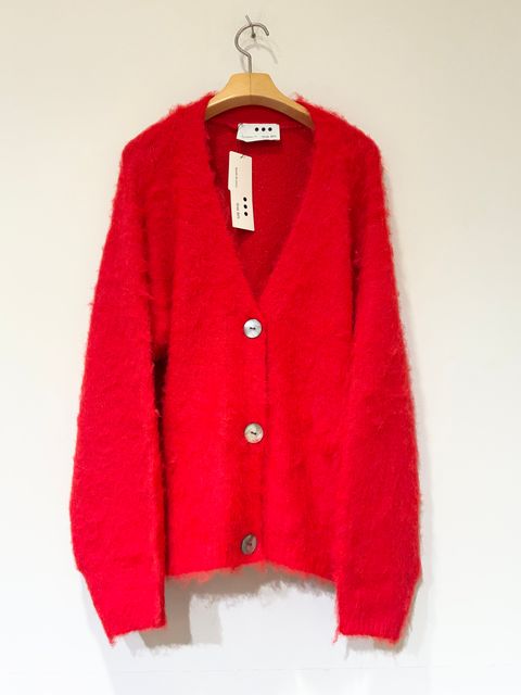キャンディークラウド カーディガン / ニットカーディガン / レッド