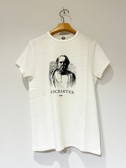 【ラスト1点】SOCRATES TEE / プリントTシャツ / ホワイト