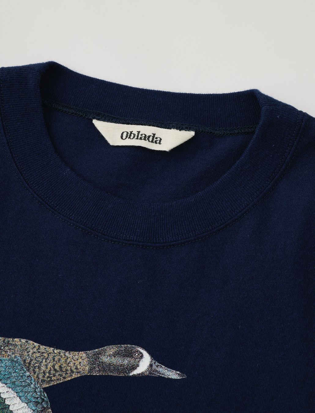 BIRD LONG TEE / プリントロンT / ネイビー