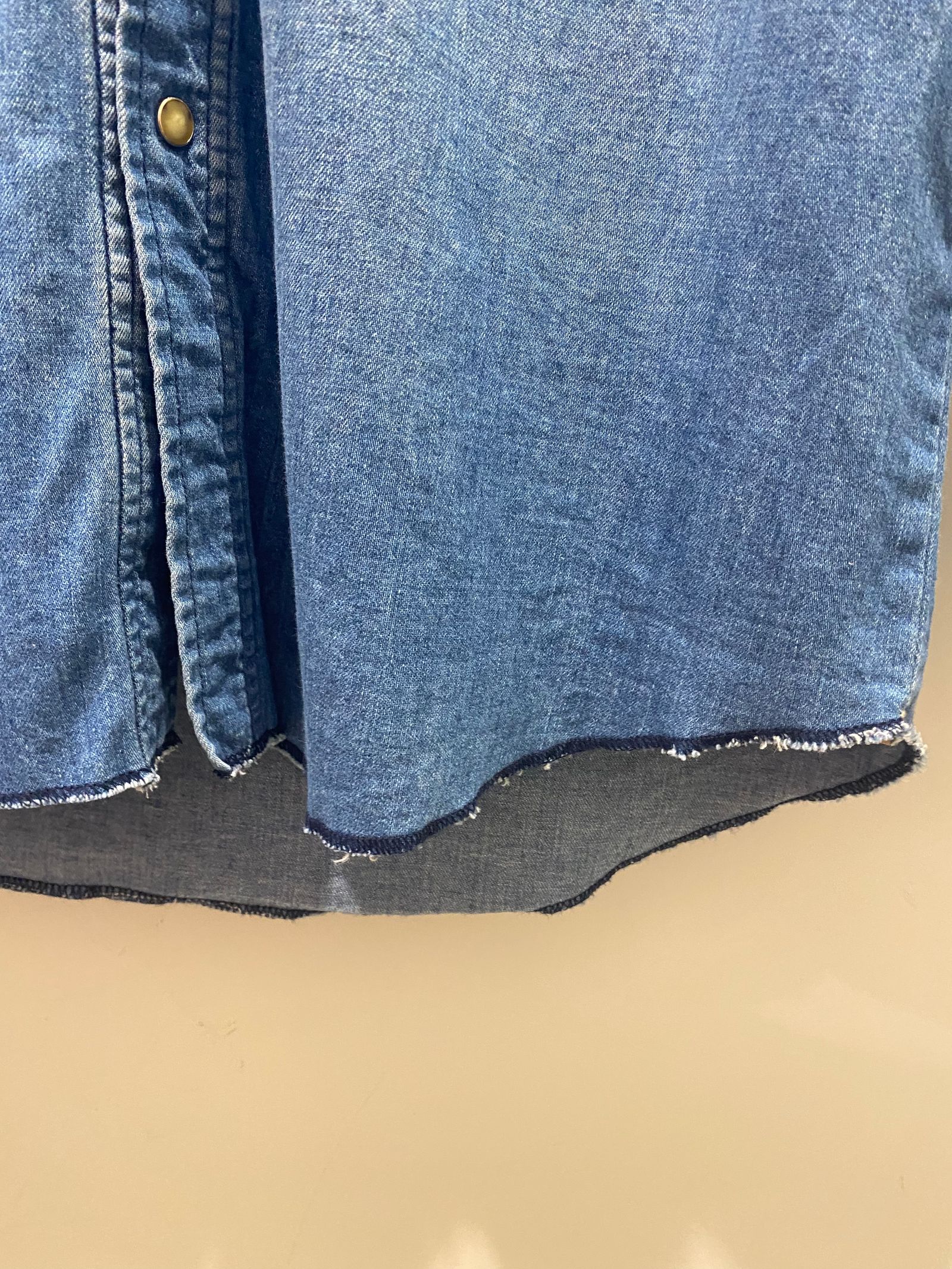 nowos ノーウォス OVERSIZED DENIM SHIRT オーバーサイズ