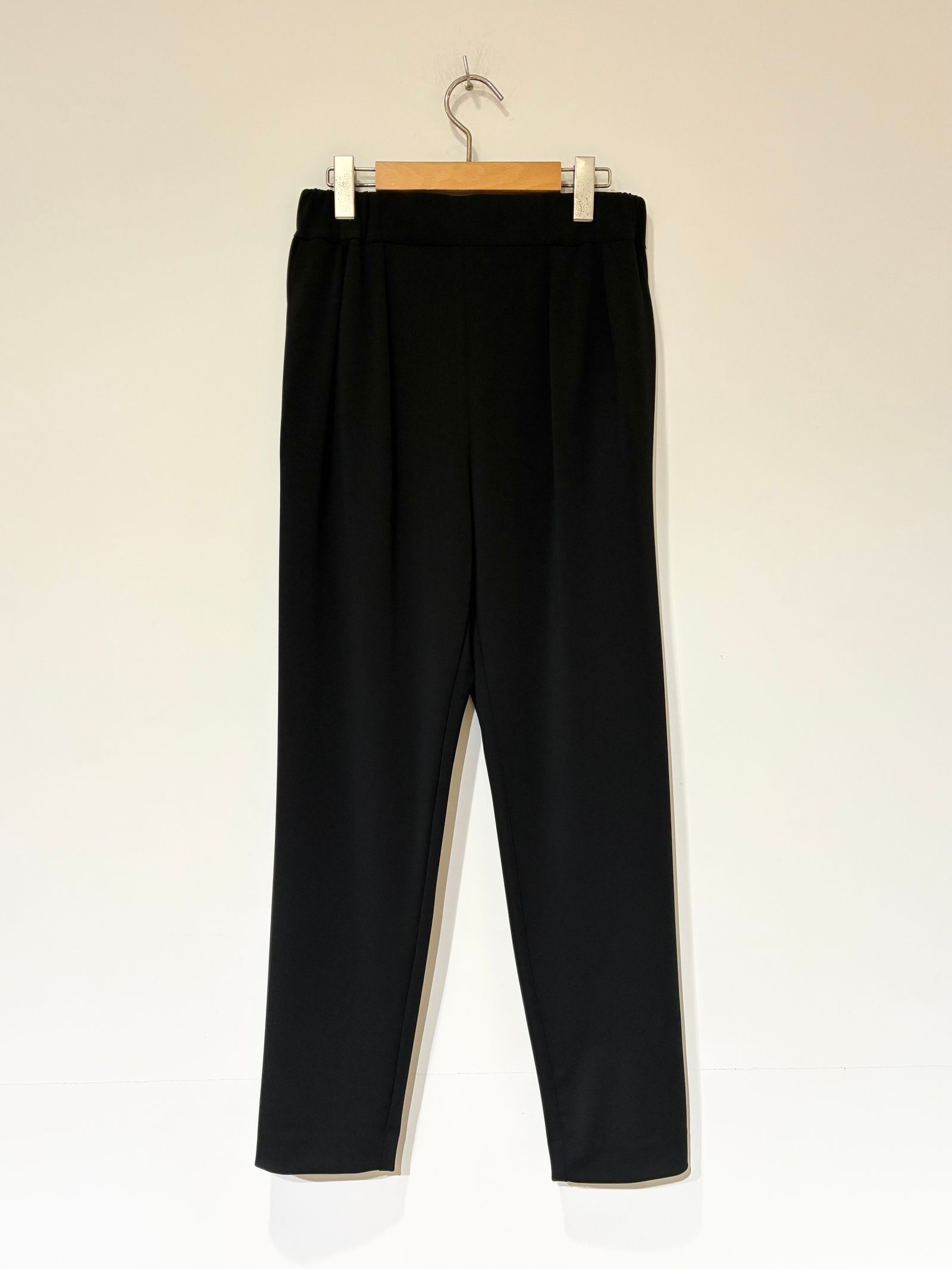 ツータックパンツ / ストレッチポンチ / ジャージーパンツ / イージーパンツ / ブラック