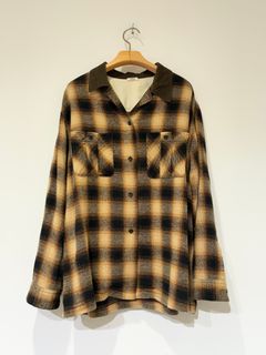 【ラスト1点】Check Shirt / チェックシャツ / ブラウン