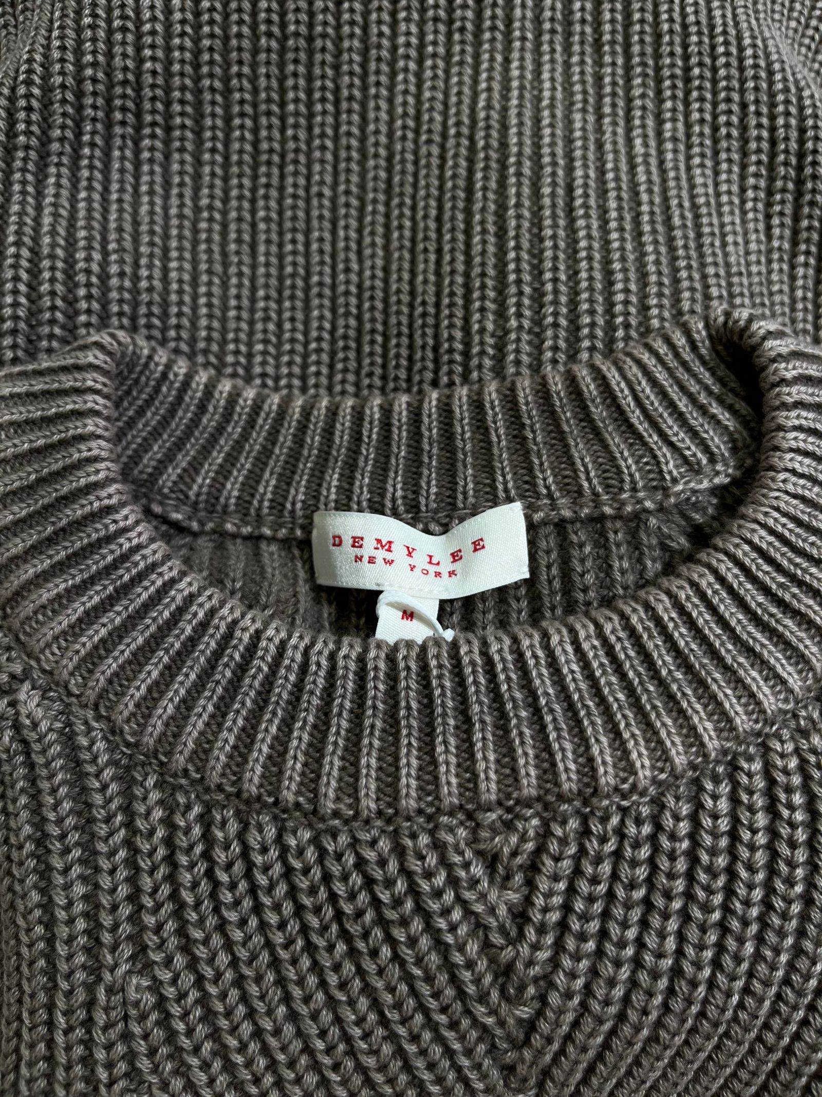 Chelsea Washed Cotton Sweater / コットンニット / ベージュ