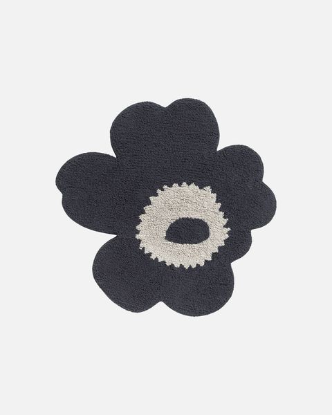 Unikko / バスマット / ラグ / ブラック