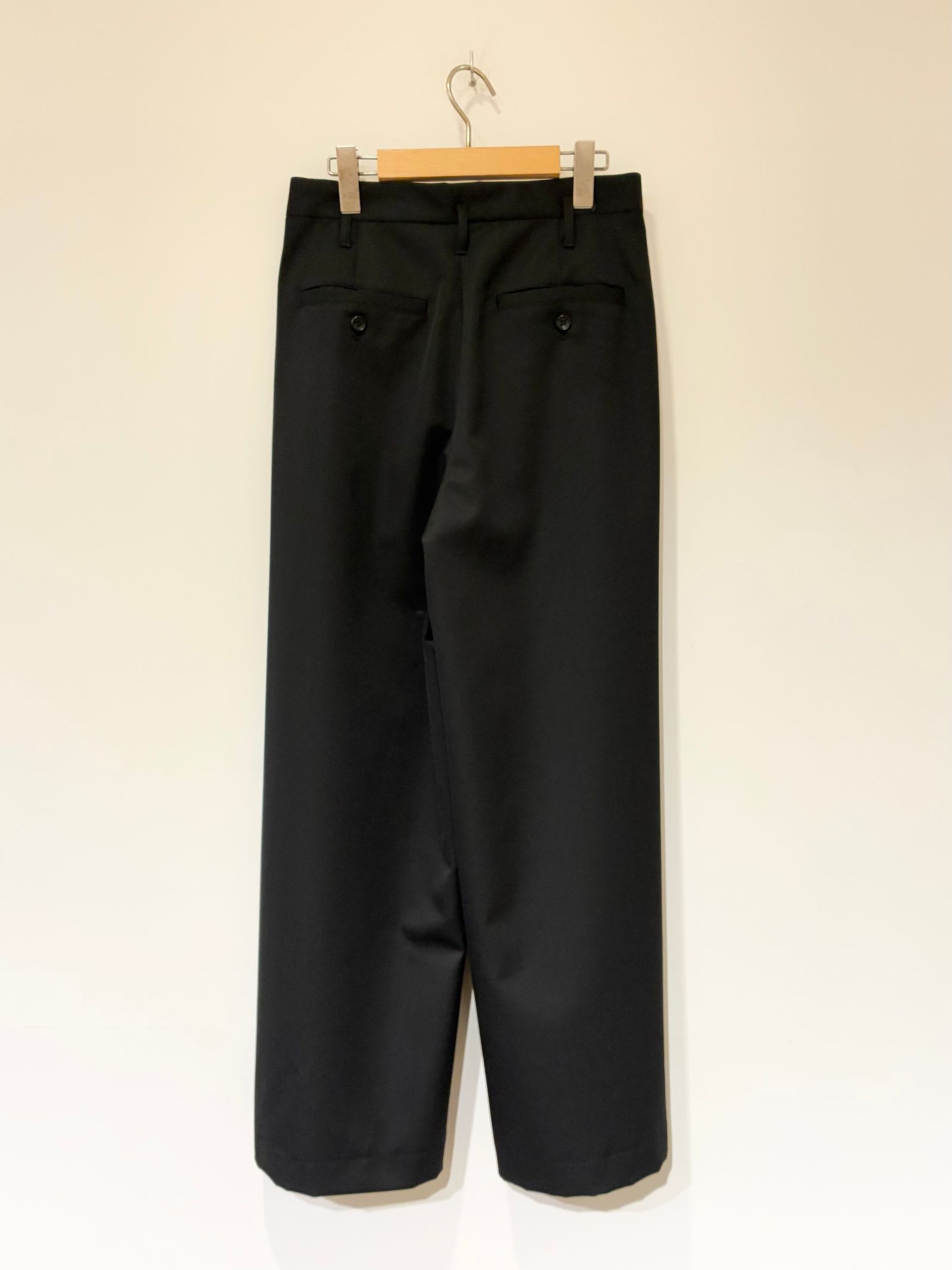 Two Tuck Pants / 2タックパンツ / ブラック