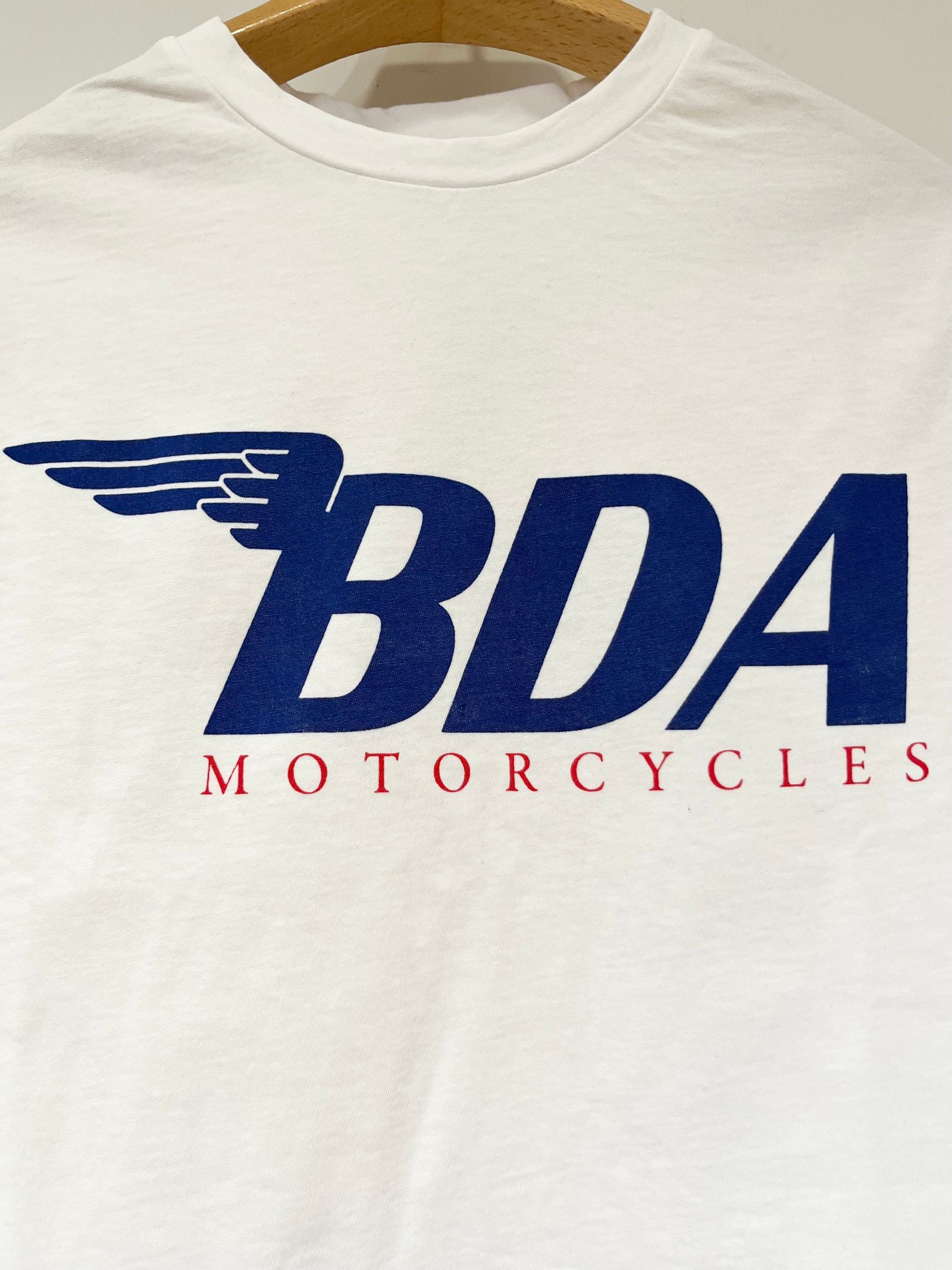 BDA MOTORCYCLE TEE / プリントロゴTシャツ / ホワイト