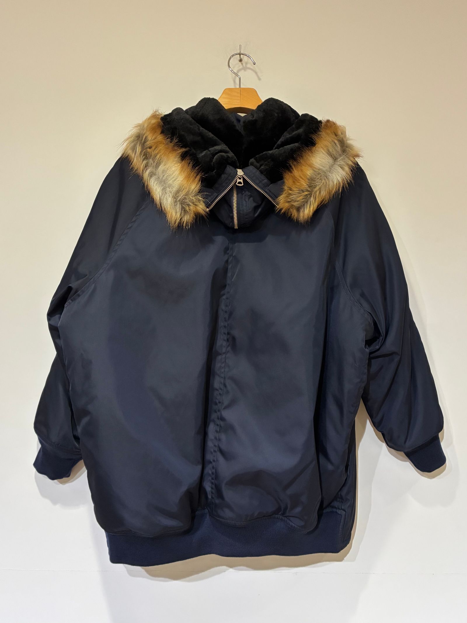 ロングN2Bジャケット / フライトジャケット / ブネイビー