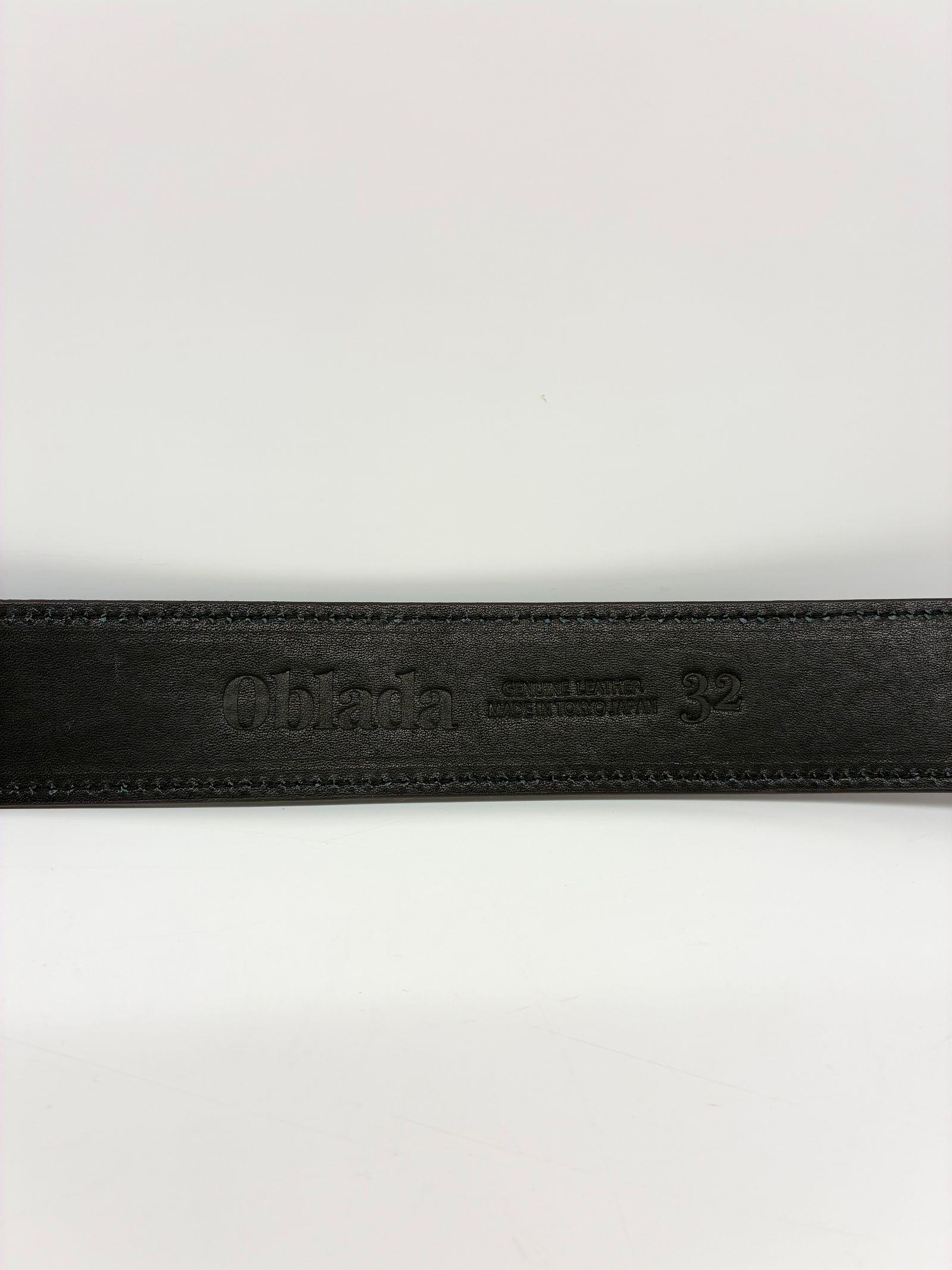 GARRISON BELT NUBUCK / ヌバックレザーベルト / ブラック