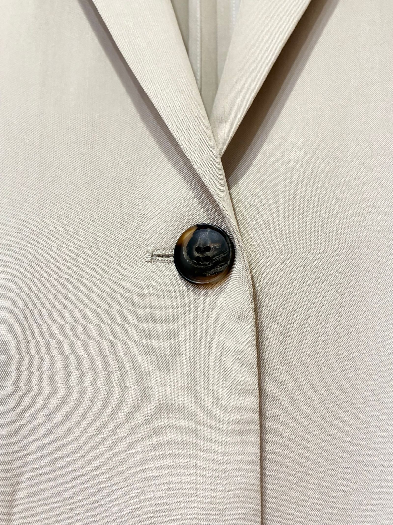 フィブリオ 半袖ジャケット / ジレ / ベージュ