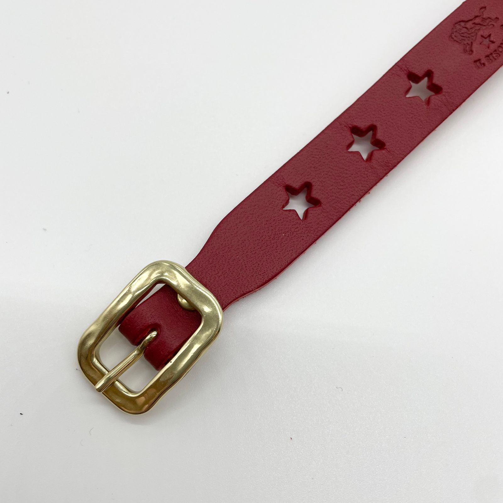 IL BISONTE　イルビゾンテ　ブレスレット　ベルト　スター　星　レザー イルビゾンテ IL BISONTE ブレスレット レザーブレスレット 星型