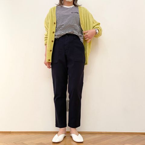 梅雨にも活躍!MACPHEEのリネンカーディガン