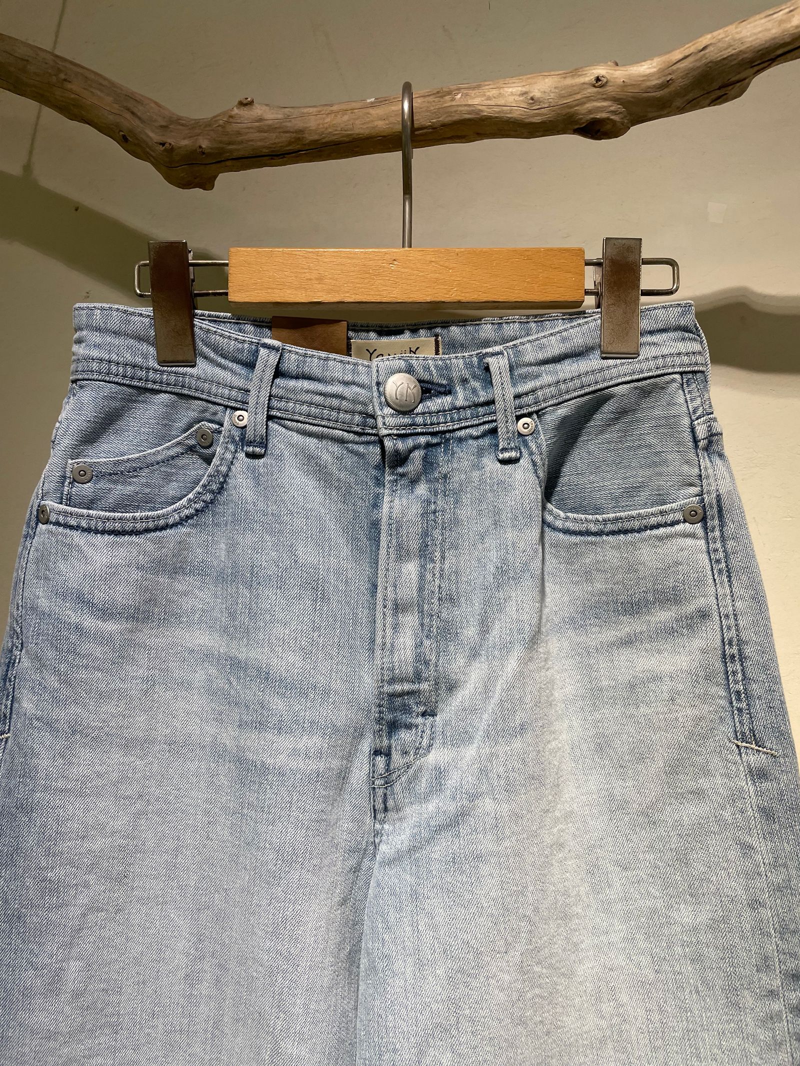 ワイドフレアデニム / ライトブルー