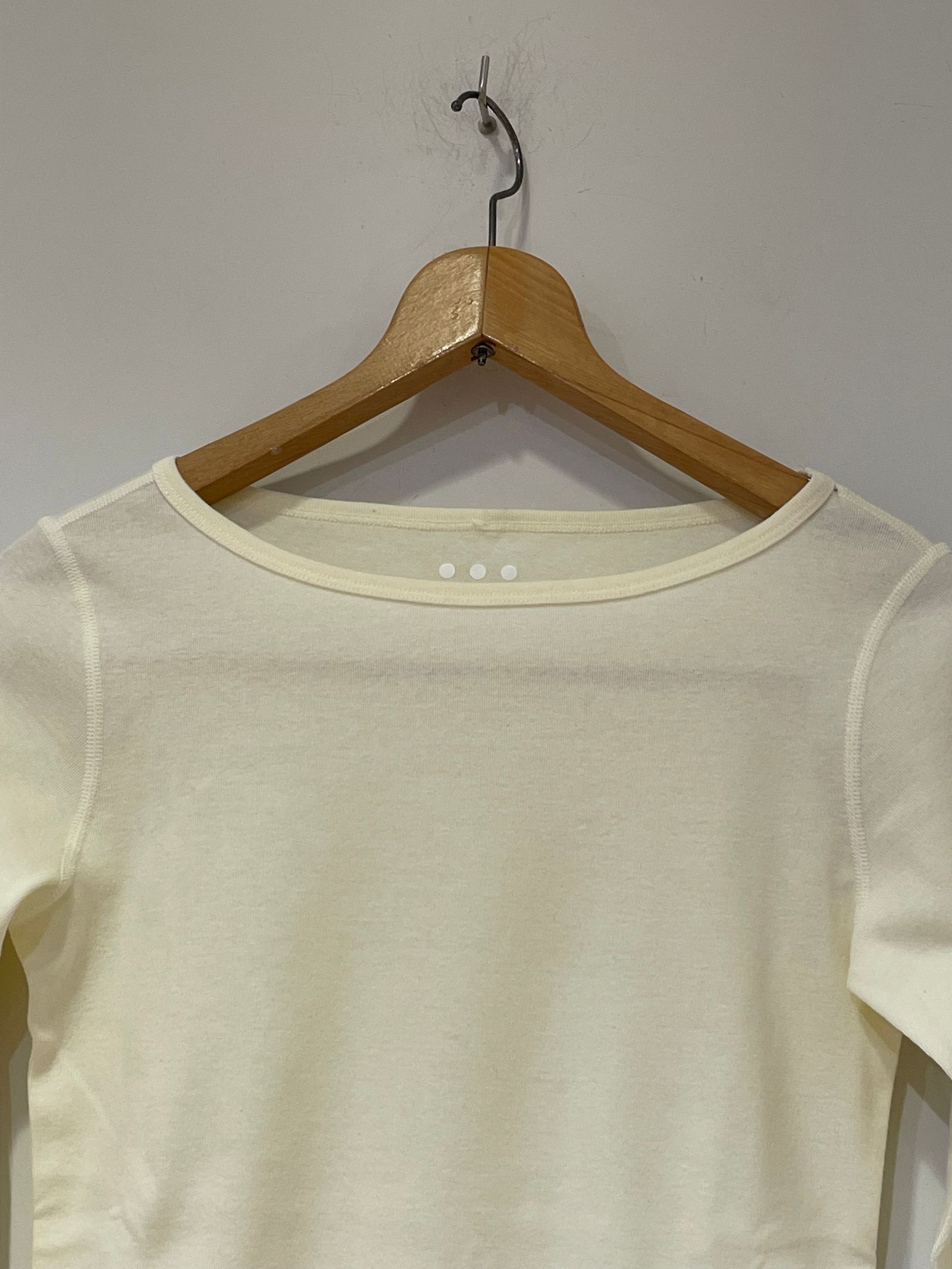 ジンジャー 七分袖 / ボートネックカットソー / エクリュ