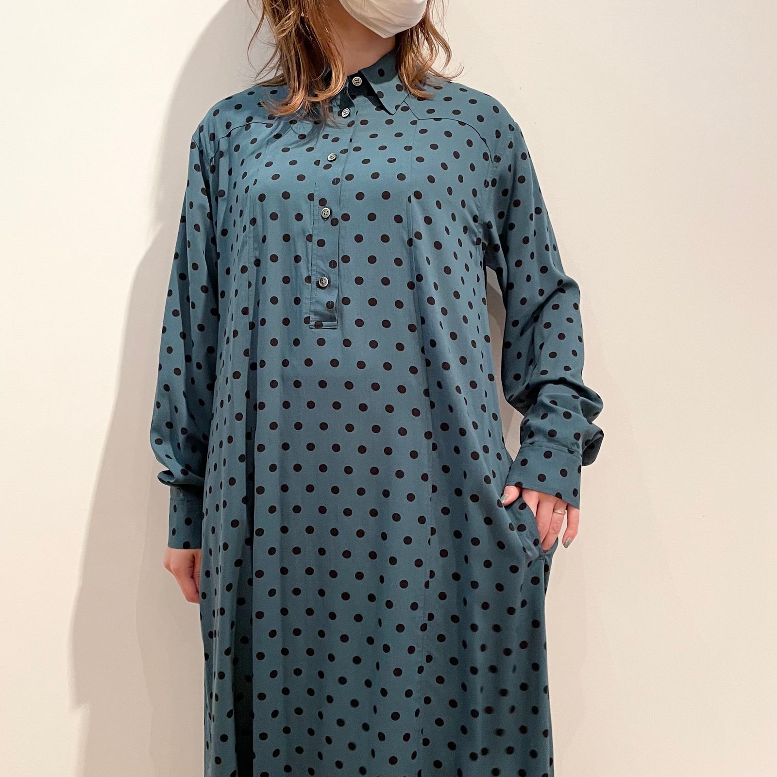dah'lia レトロな雰囲気が魅力のドットワンピース
