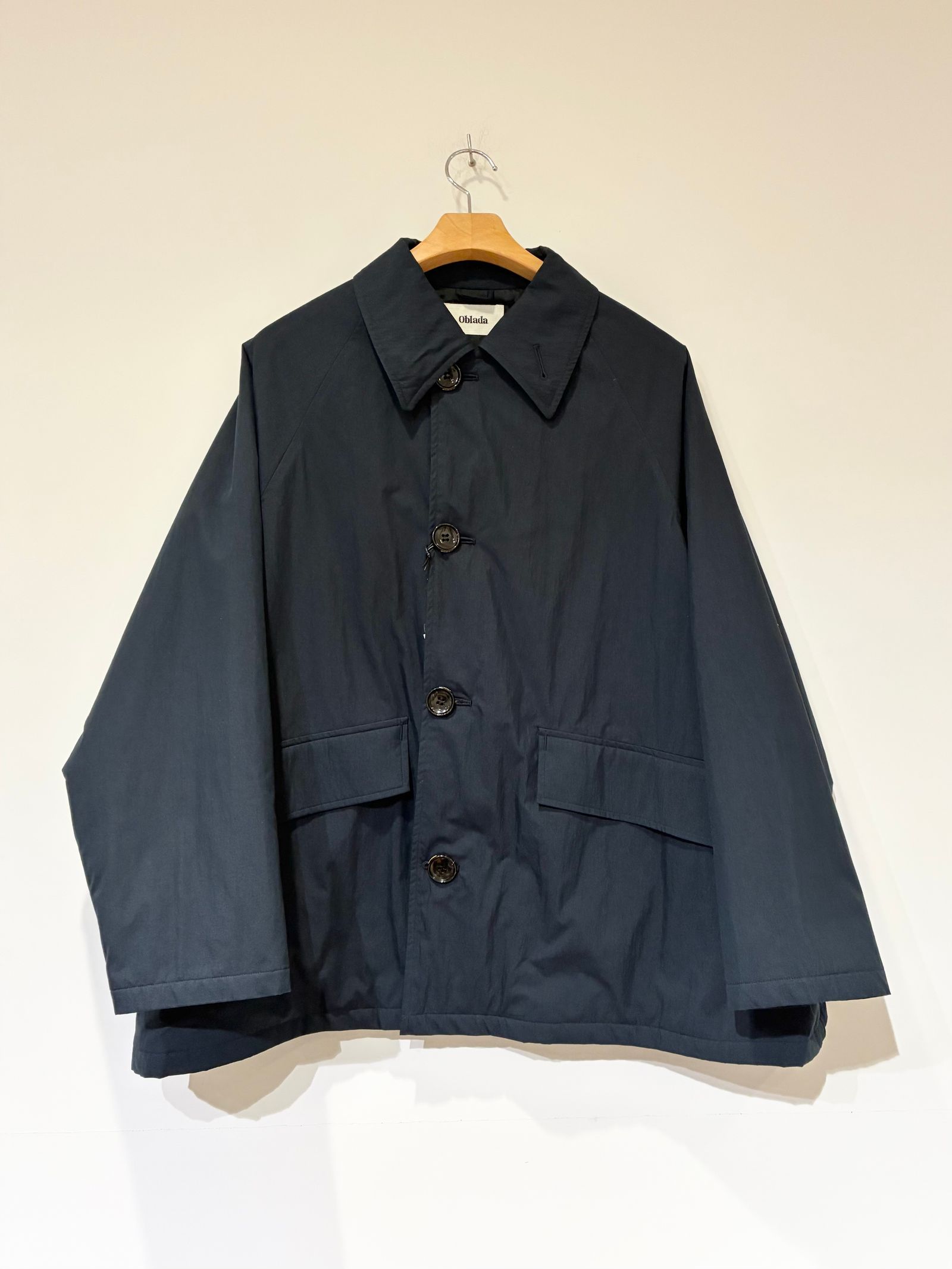 FEATHER COAT MINI / 中綿ショートコート / ネイビー