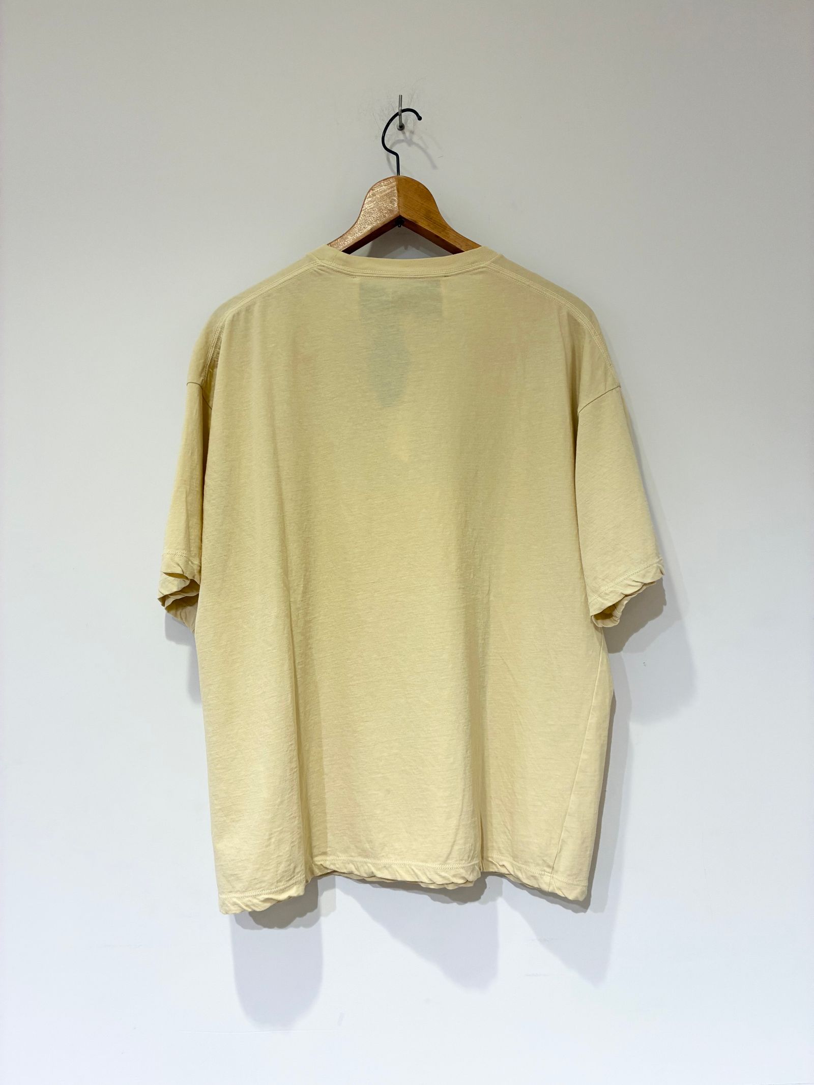 pomponioTシャツ / ロゴTシャツ / イエロー