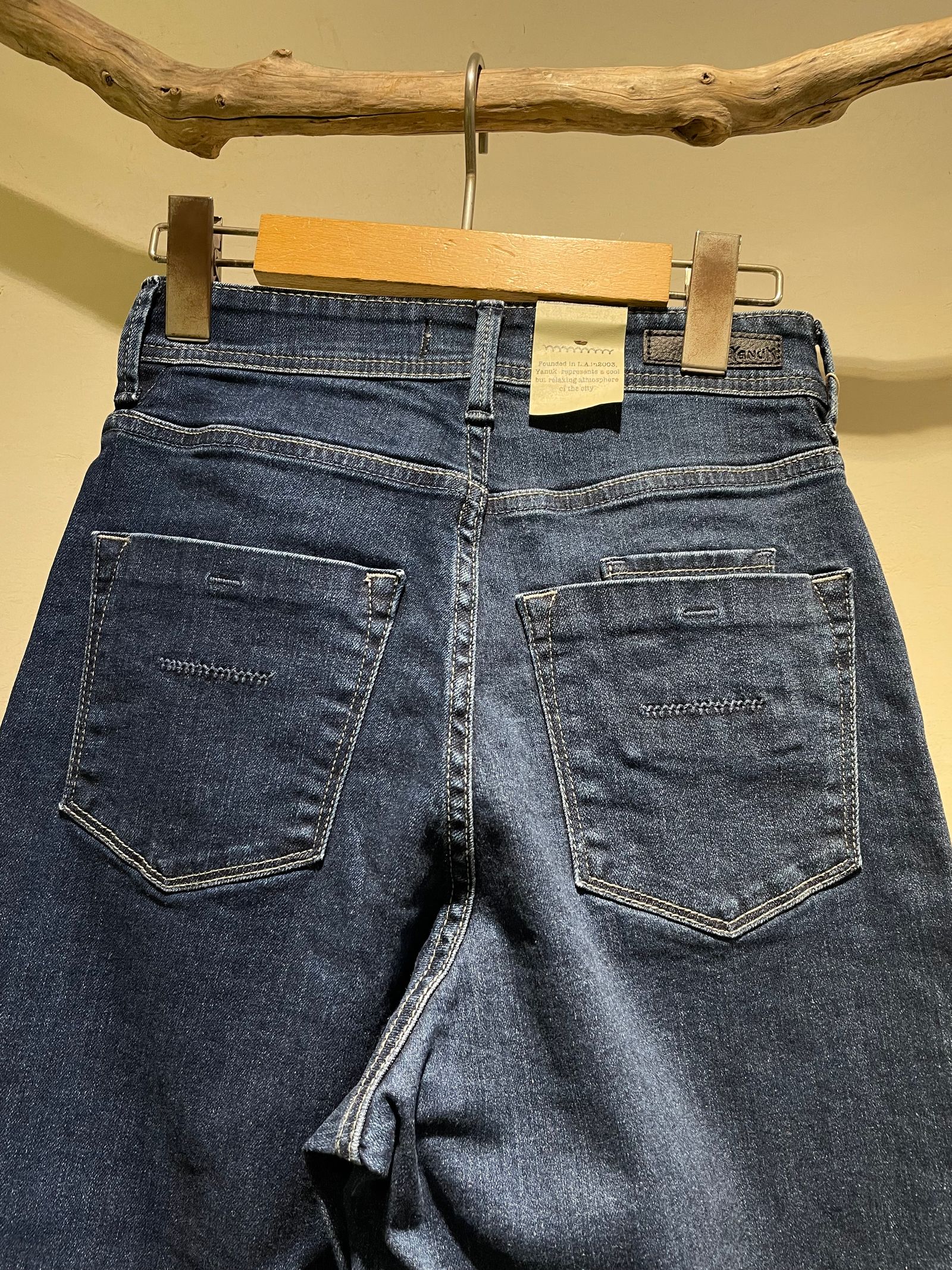 ワイドフレアデニム / ブルー