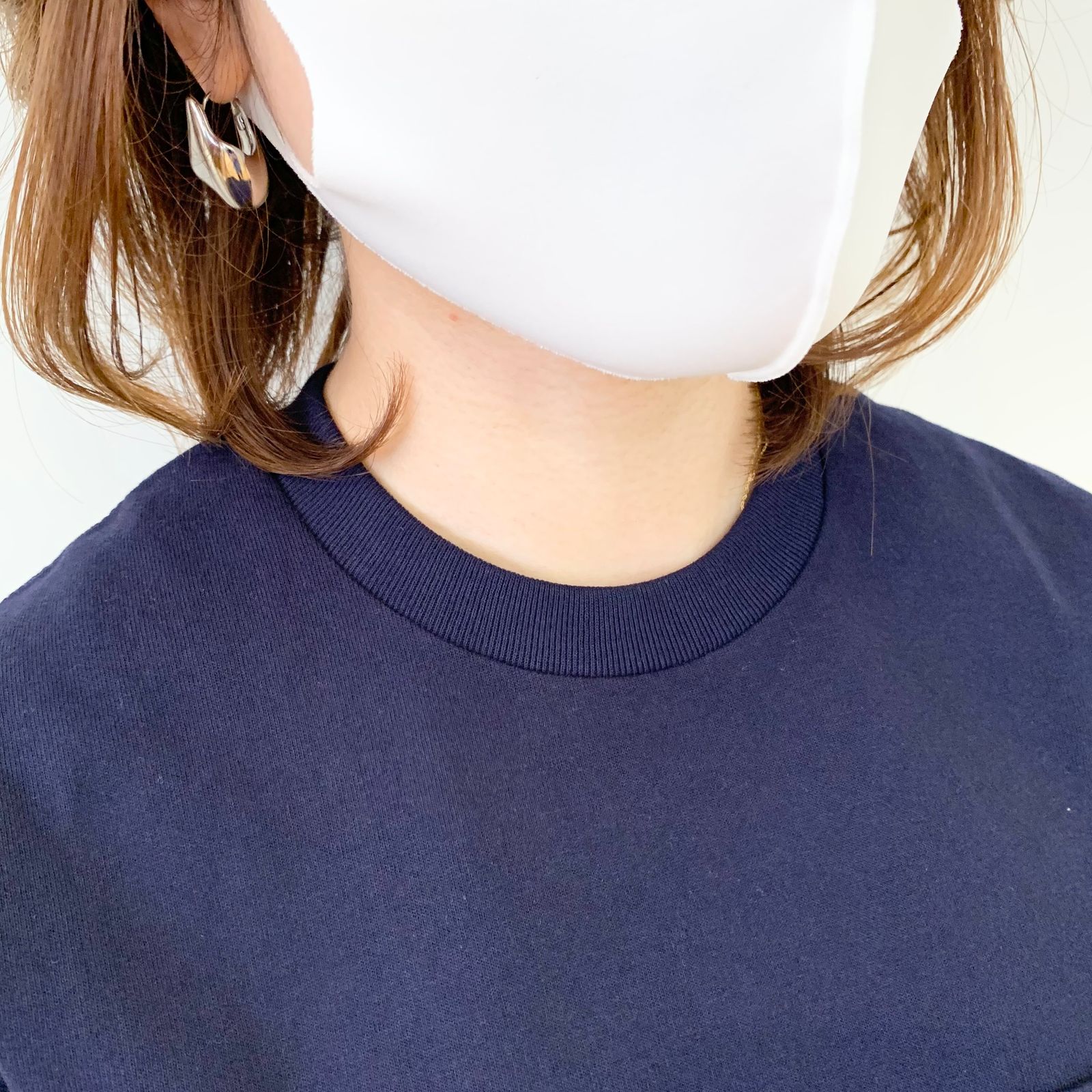 クルーネックポケットTシャツ
