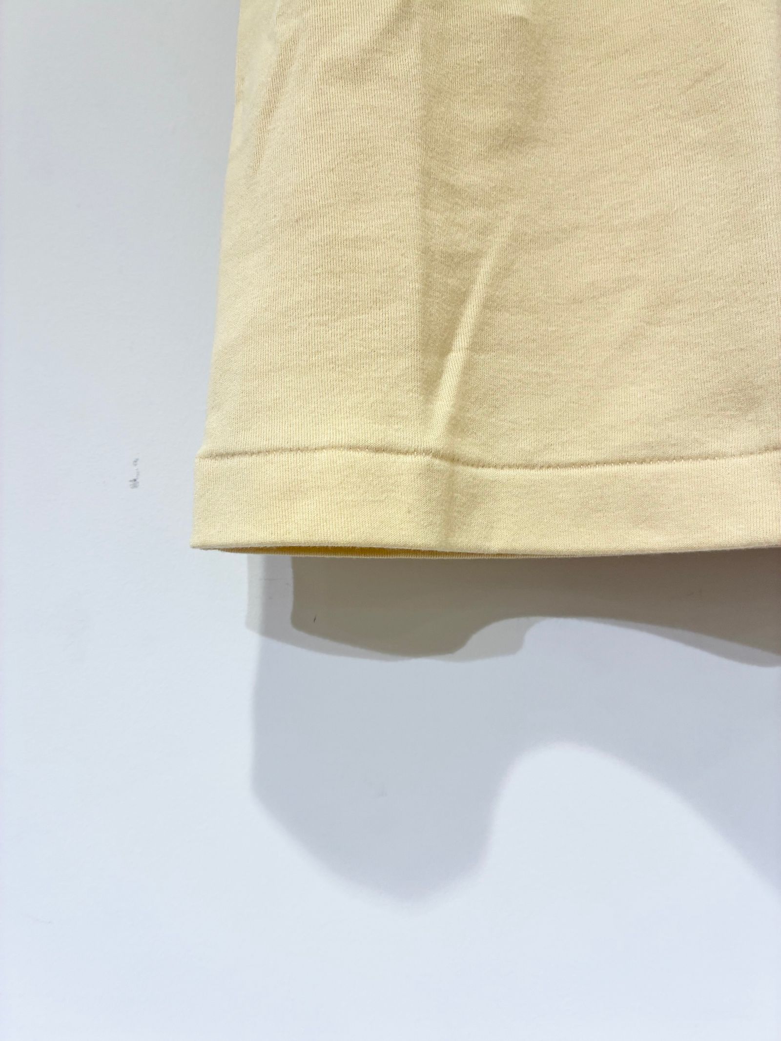 アレックス / 半袖クルーネックTシャツ / イエロー / クリーム