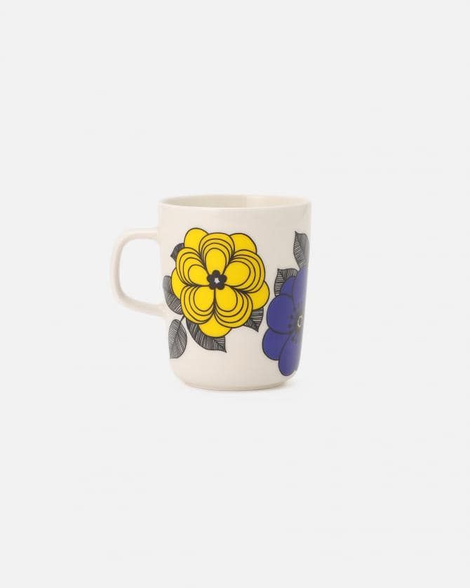 【限定商品】Kestit / 花柄 / マグカップ / イエロー