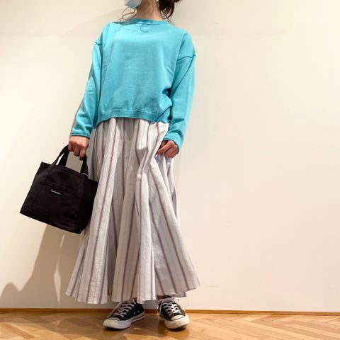 MACPHEE PASSIONE ブルートーンコーディネート