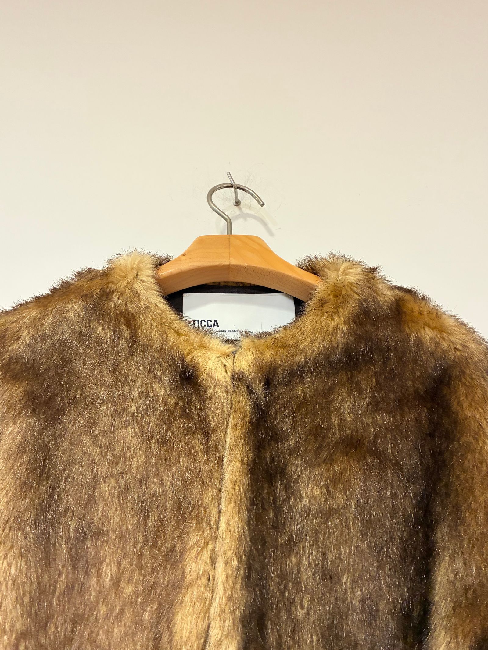 ミンクファーショートコート / ブラウン