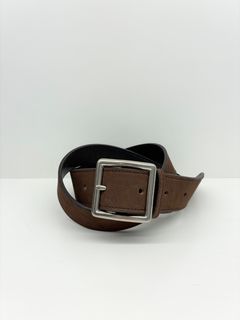 【ラスト1点】GARRISON BELT NUBUCK / ヌバックレザーベルト / ブラウン