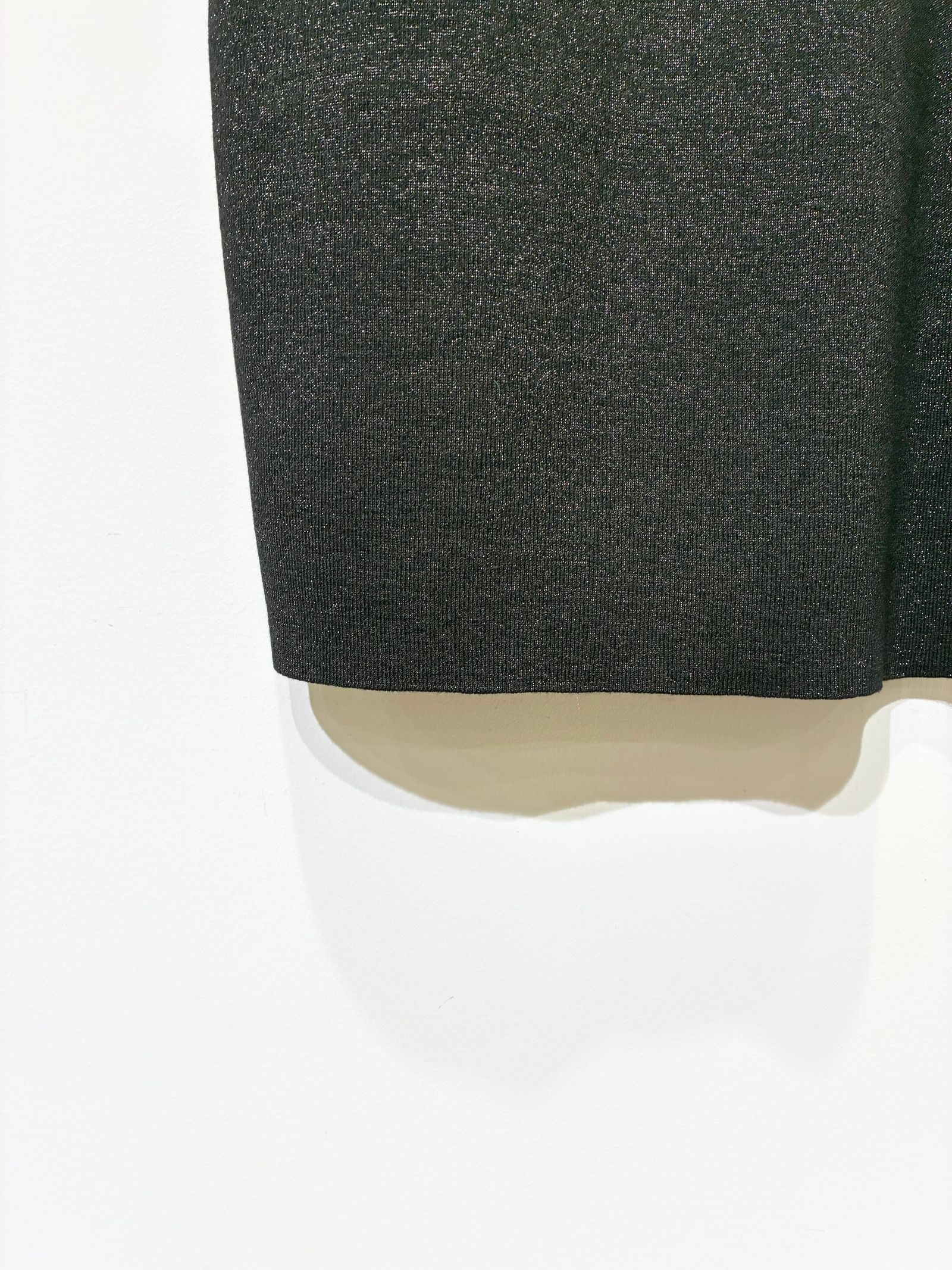 【ラメニット】ルレックスセーター ドレス / ニットワンピース / ブラック