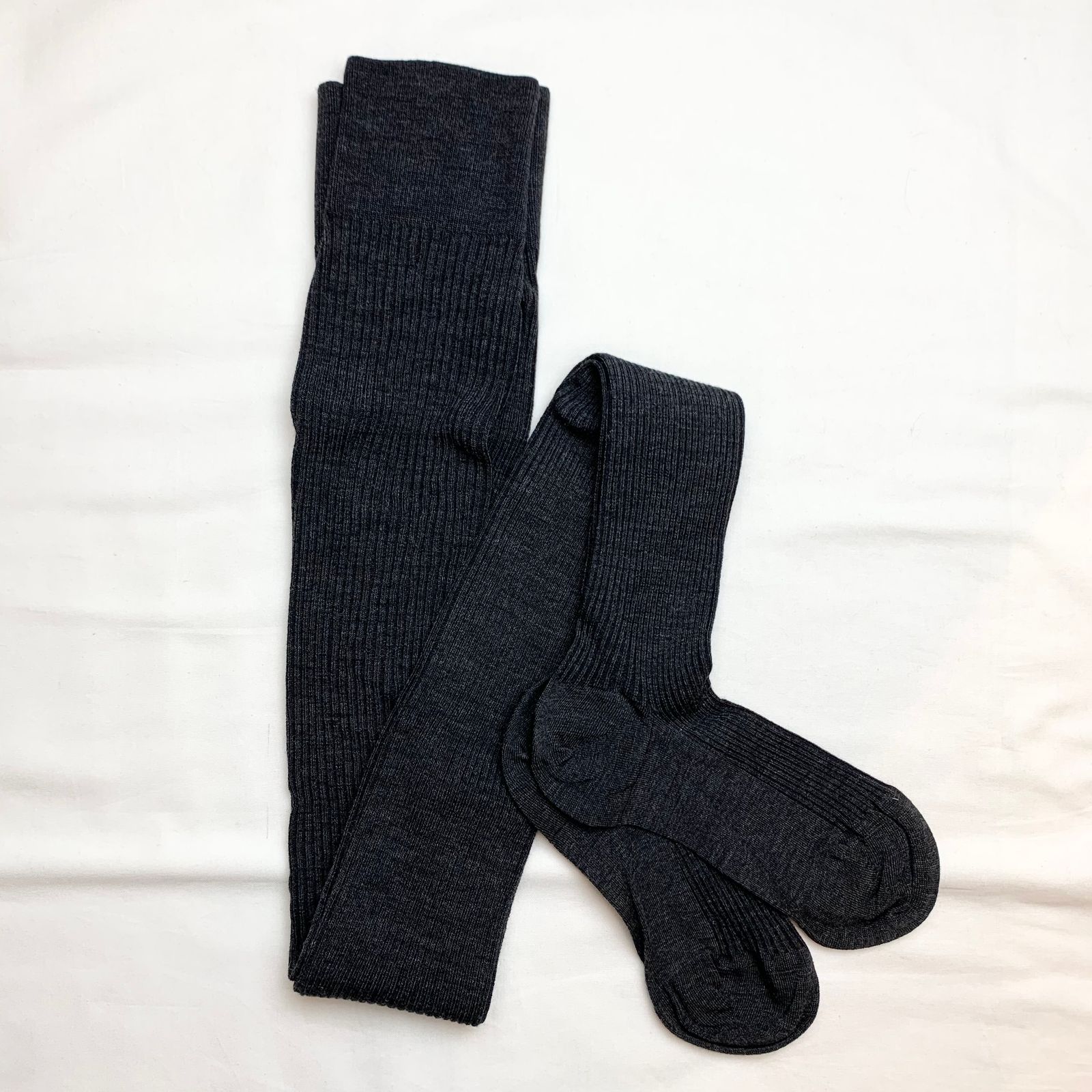 SOFTMERINO リブタイツ