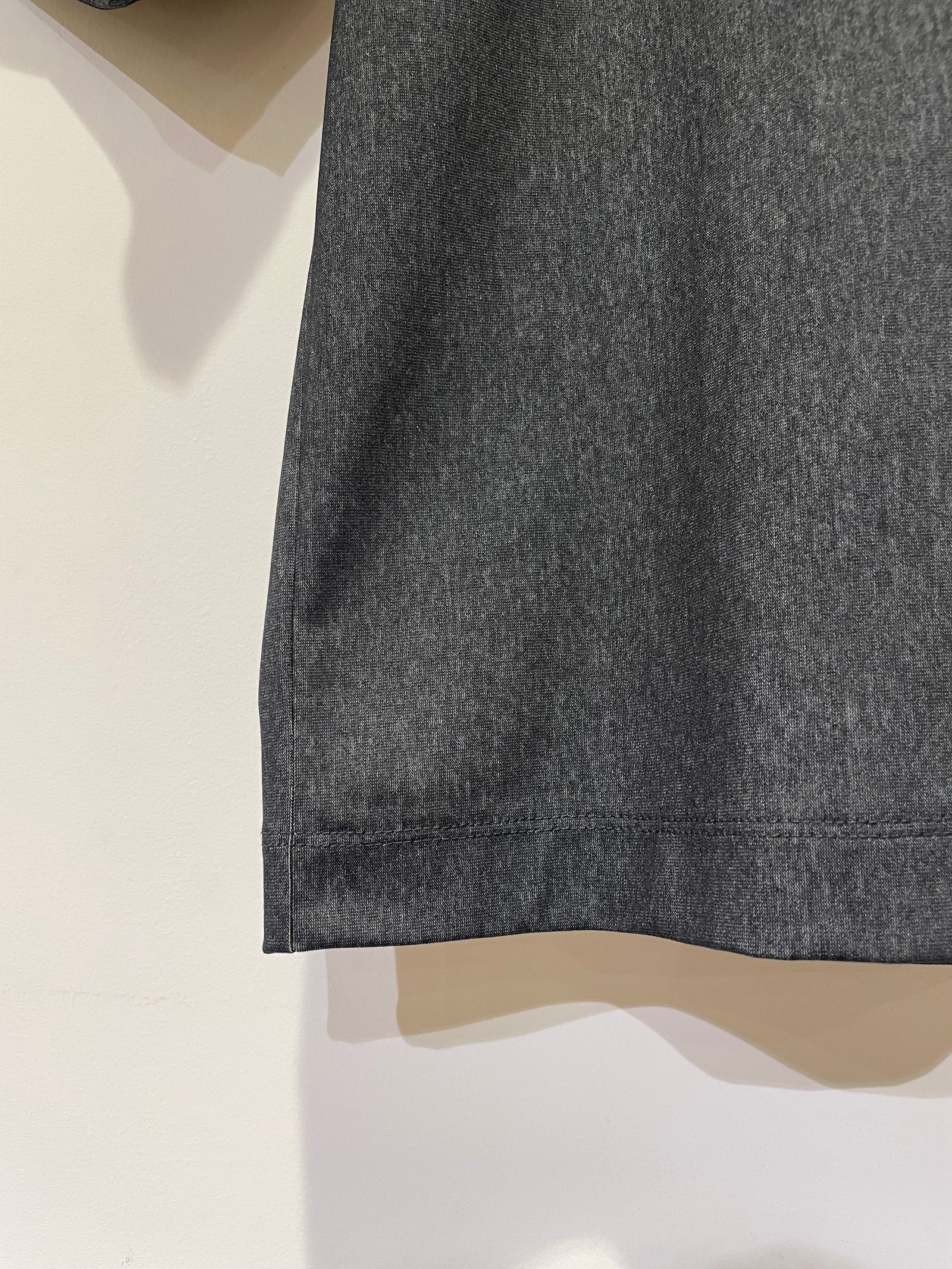 C/P Tricot Tee / コットンポリエステル半袖Tシャツ / チャコールグレー