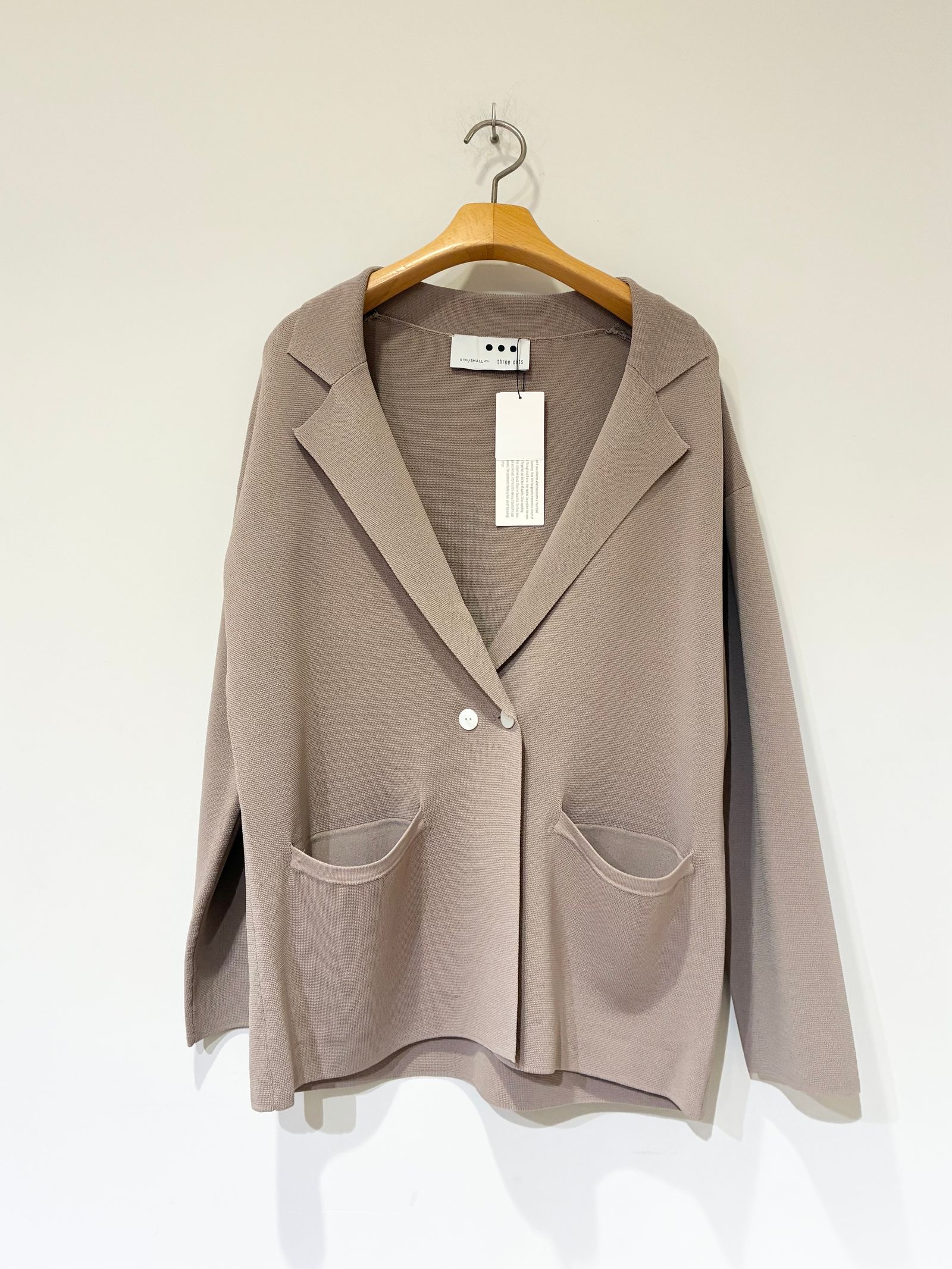 ニットアウター ジャケット / ベージュ