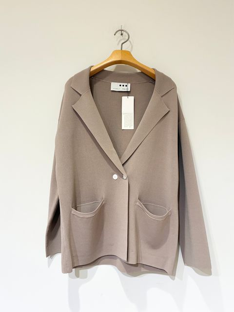 ニットアウター ジャケット / ベージュ