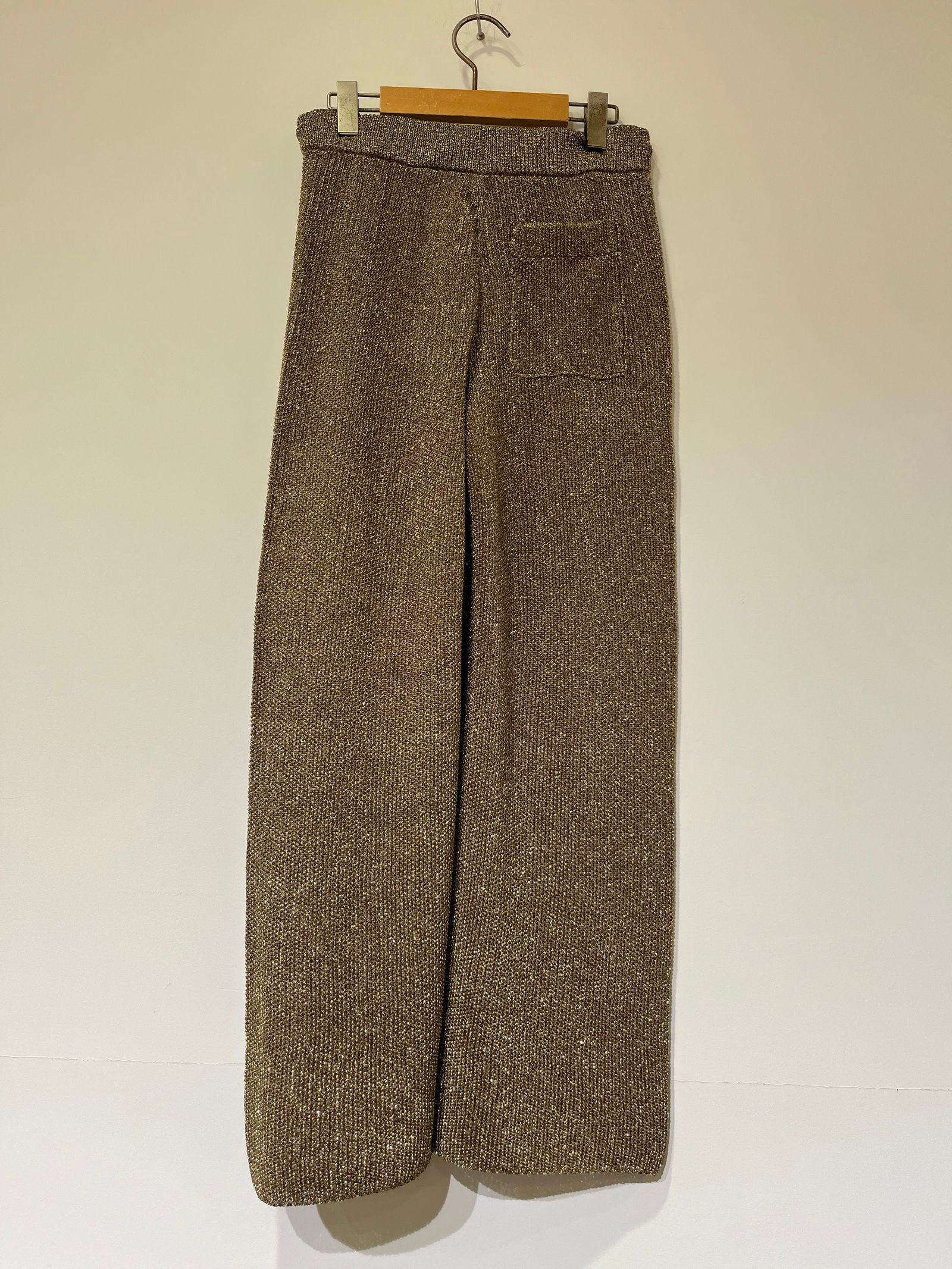 nowos - Glitter Knitted Pants ニットパンツ nowos 6202005967 ...