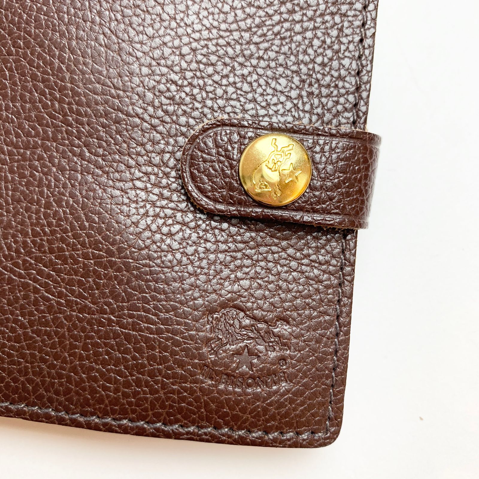 レザー二つ折り財布