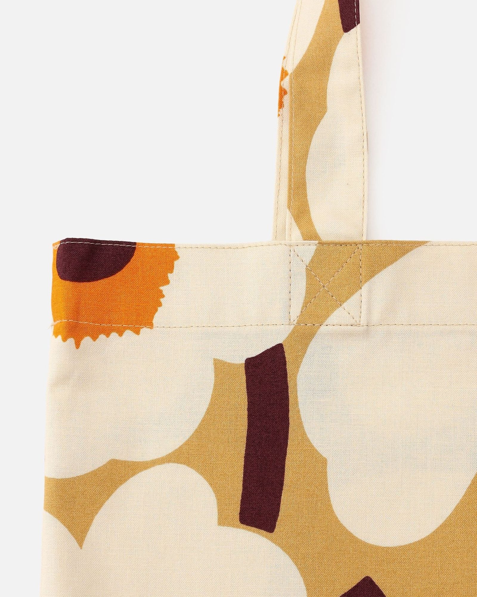 Pieni Unikko / ウニッコ / トートバッグ / ファブリックバッグ / 43×44cm / キャメル / オレンジ
