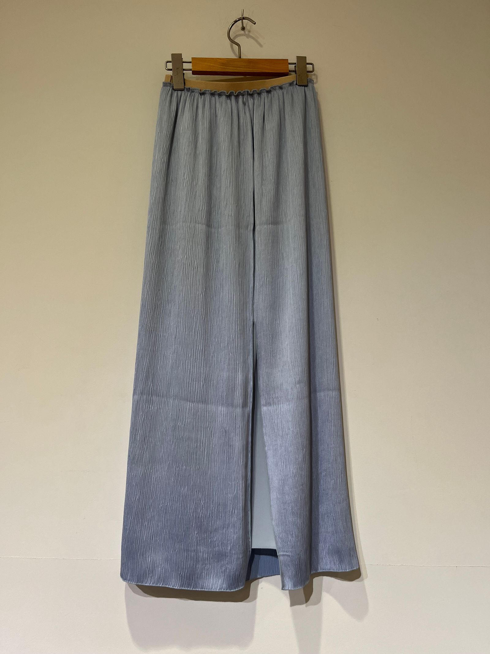 Satin YORYU Skirt / 楊柳 / タイトスカート / ブルー