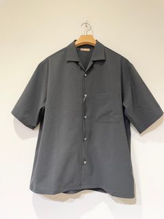 Shari Shirts / オープンカラーシャツ / チャコールグレー
