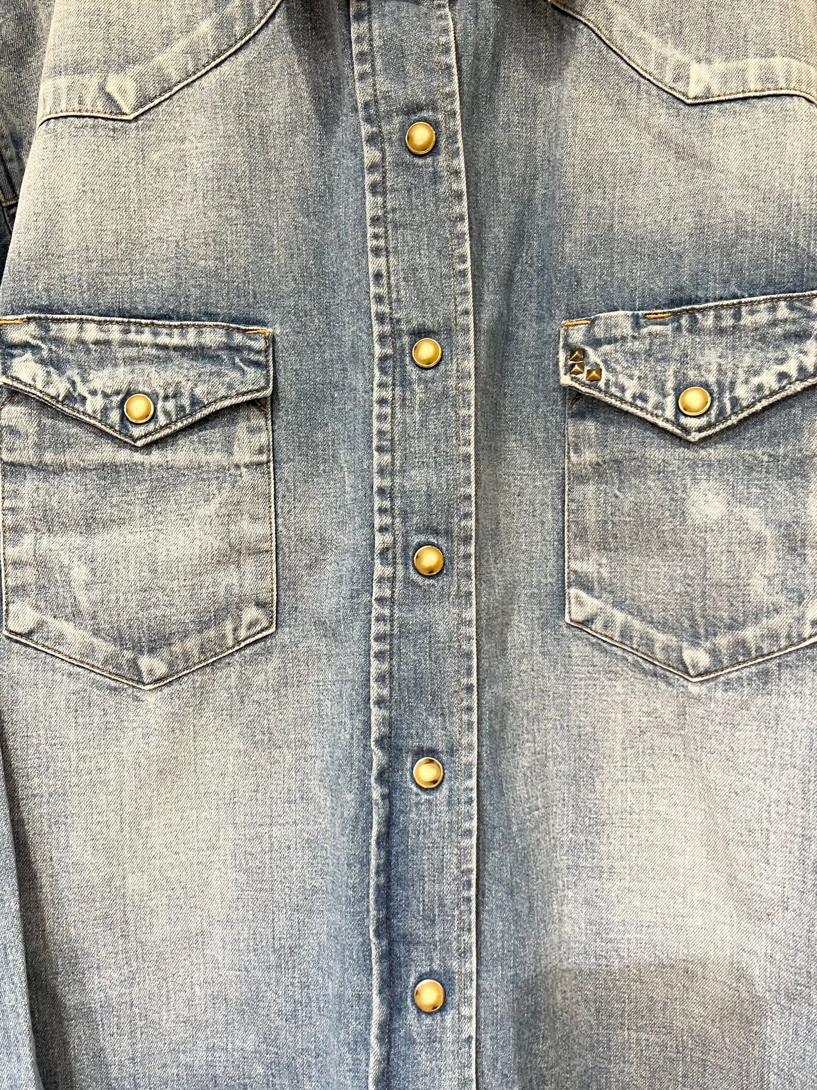 Denim Shirt / デニムシャツ / スタッズ / インディゴ