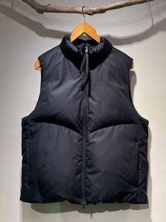 STAND DOWN VEST / スタンドカラーダウンベスト / ブラック