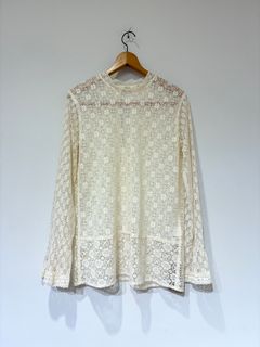 Lace Shirt / レースブラウス / ホワイト
