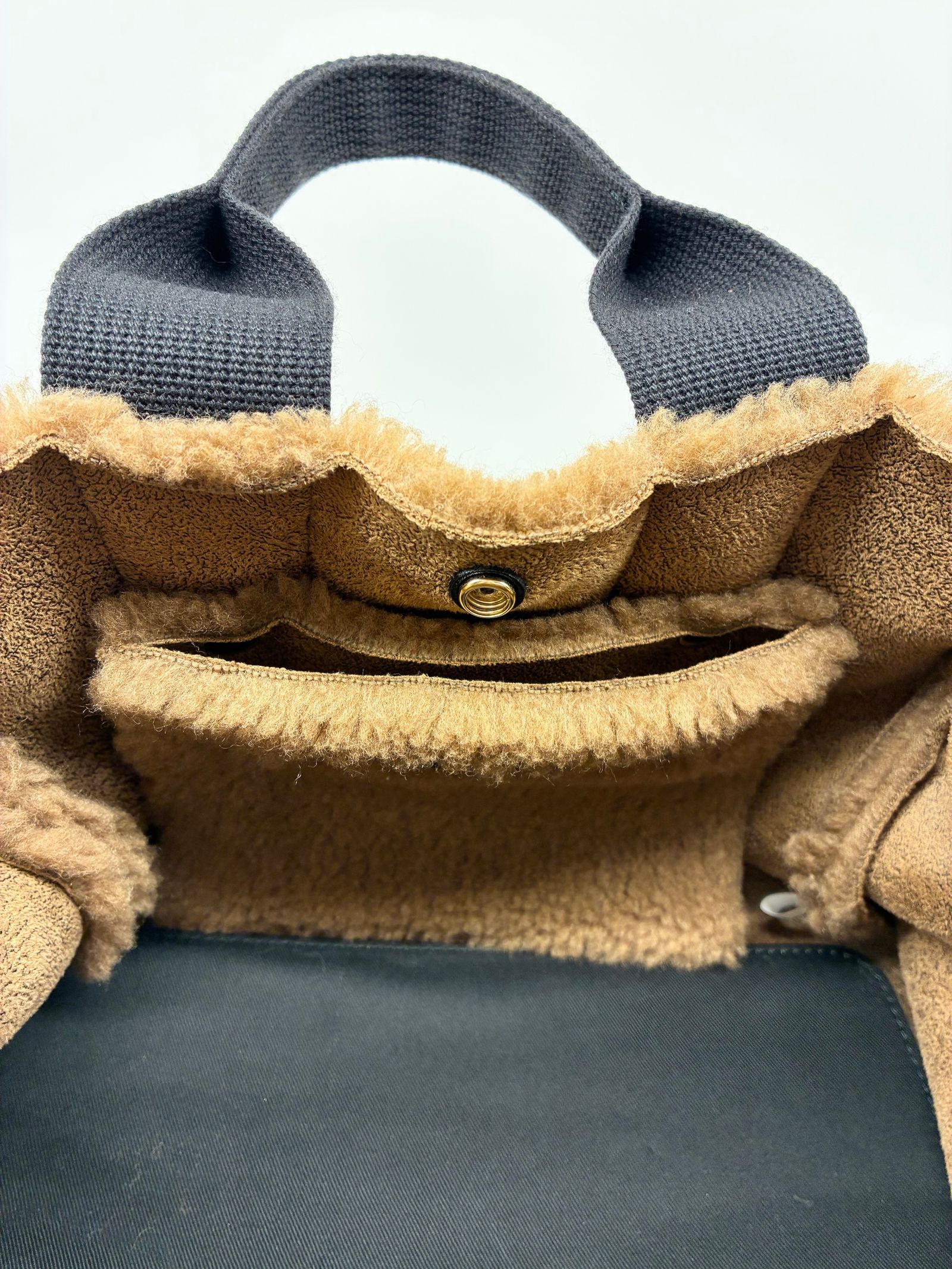 ELMO / エコムートンボアトートバッグ / ブラウン