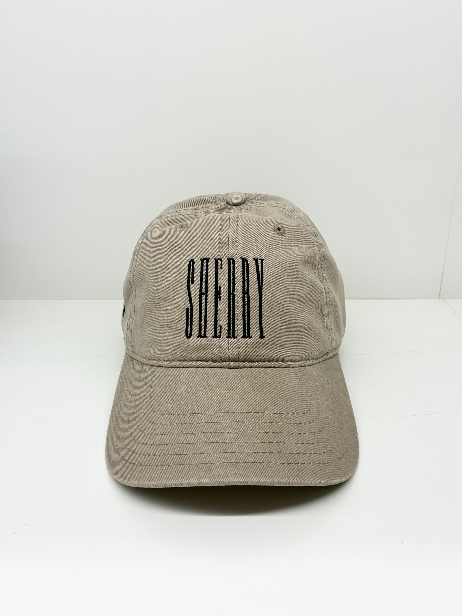Sherry Rose Cap / 刺繍ロゴキャップ / ベージュ