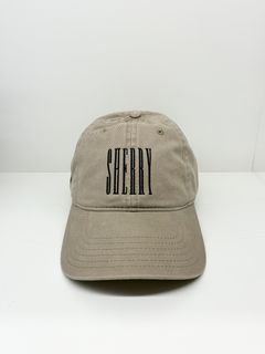 Sherry Rose Cap / 刺繍ロゴキャップ / ベージュ