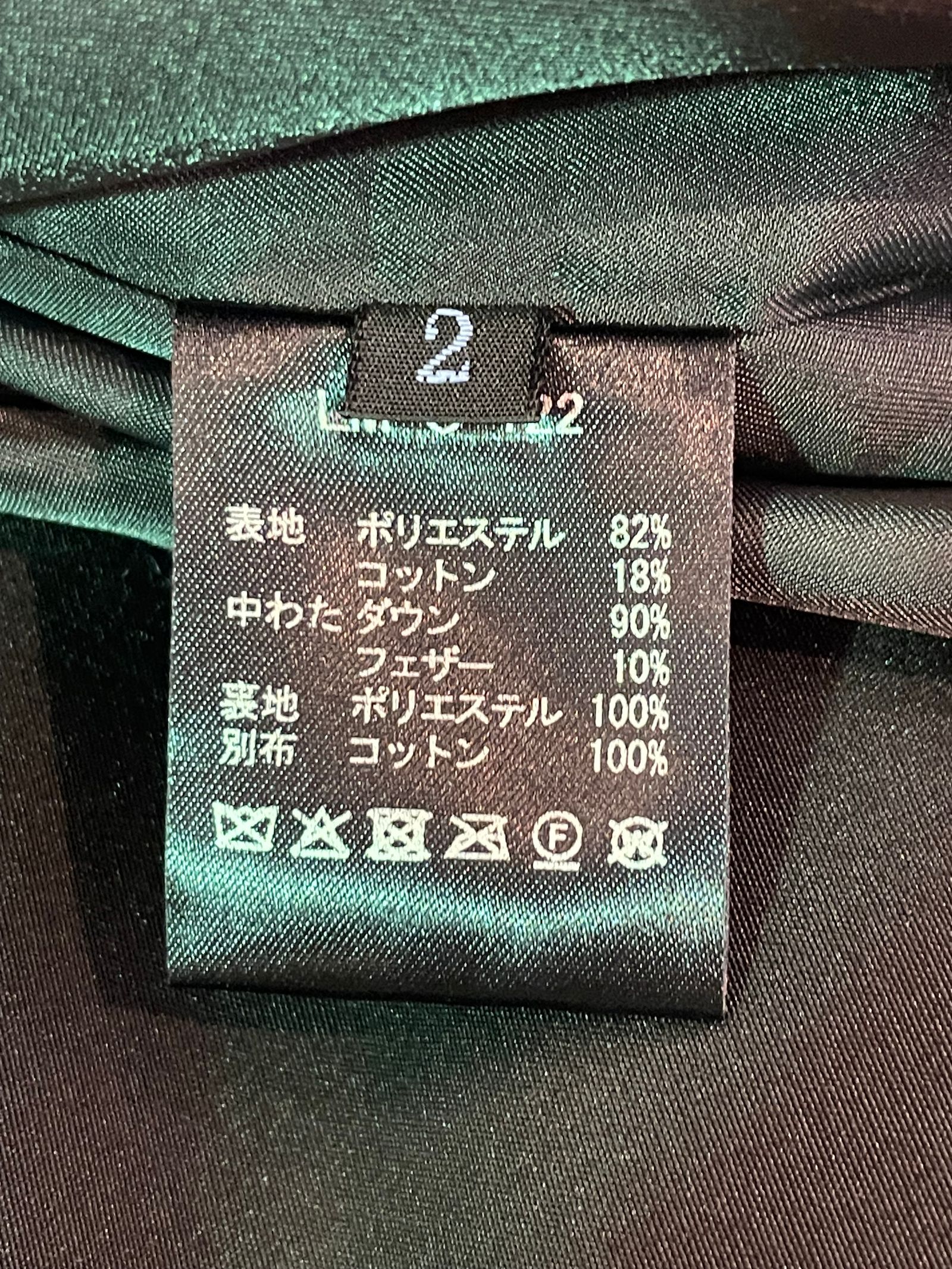 WEATHER CLOTH DOWN BLOUSON / ダウンブルゾン / ブラック