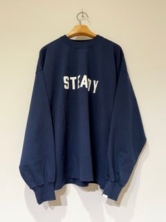 92 STEADY LONG TEE / プリントロンT / ネイビー