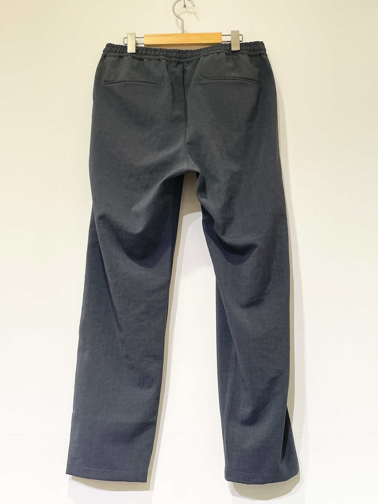 Shari Pants / テーパードイージーパンツ / シャンブレーブラック