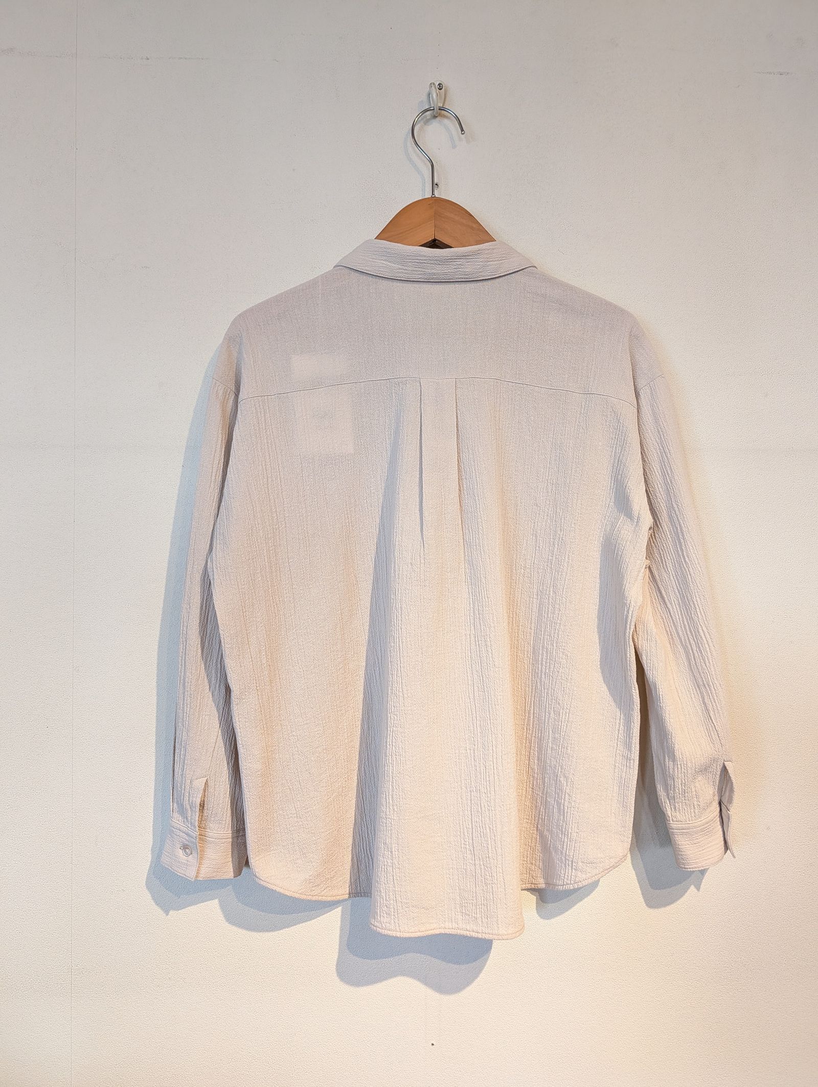 cotton shirt / コットンシャツ / アイボリー